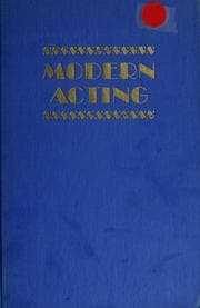 Tapa de Modern acting