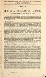 Tapa de Speech of Hon. S.A. Douglas, of Illinois, in the Senate, May 15 and 16, 1860