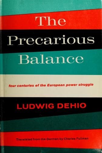 Tapa de The precarious balance