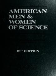 Tapa de American men & women of science