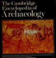 Tapa de The Cambridge encyclopedia of archaeology