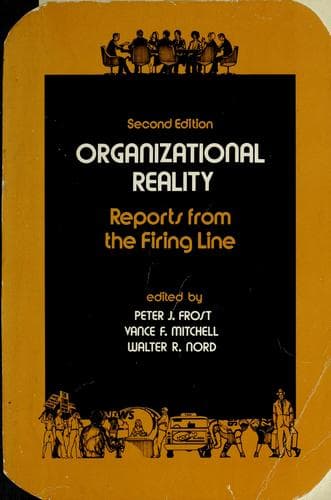 Tapa de Organizational reality