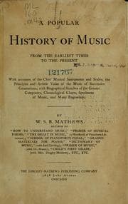 Tapa de A popular history of music
