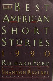 Tapa de The best American short stories, 1990