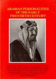 Tapa de Arabian personalities of the early twentieth century
