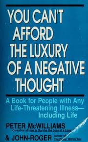 Tapa de You can't afford the luxury of a negative thought