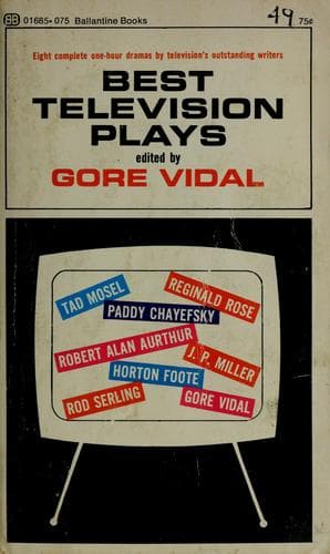 Tapa de Best television plays