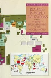 Tapa de Readings in world civilizations