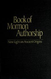 Tapa de Book of Mormon authorship