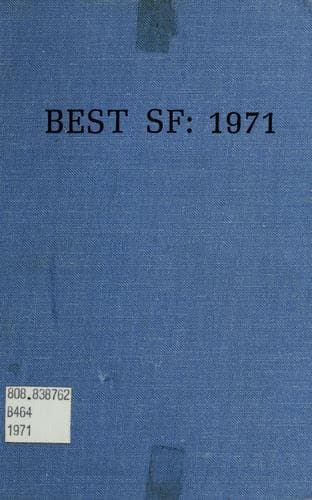 Tapa de Best SF 1971