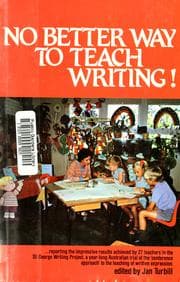 Tapa de No Better Way to Teach Writing