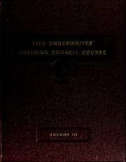 Tapa de Life Underwriter Training Council course