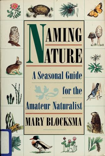 Tapa de Naming nature