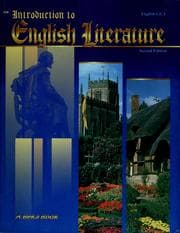 Tapa de Introduction to English literature