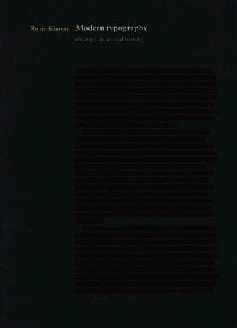 Tapa de Modern typography