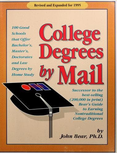 Tapa de College degrees by mail