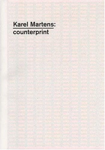 Tapa de Karel Martens