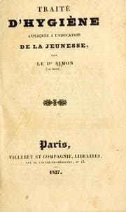 Tapa de Traité d'hygiène appliquée à l'éducation de la jeunesse