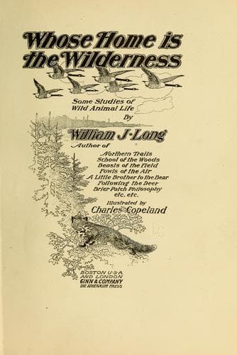 Tapa de Whose home is the wilderness