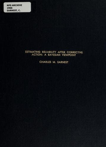 Tapa de Estimating reliability after corrective action