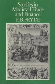Tapa de Studies in medieval trade and finance
