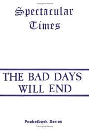 Tapa de The Bad Days Will End