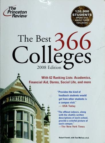 Tapa de The best 366 colleges