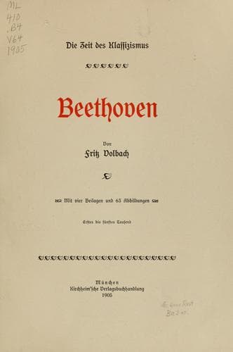 Tapa de Beethoven