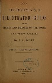 Tapa de The horseman's illustrated guide on the habits and diseases of the horse and other animals