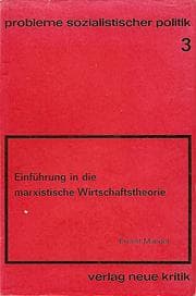 Tapa de Einführung in die marxistische Wirtschaftstheorie