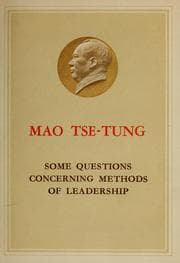 Tapa de Some questions concerning methods of leadership