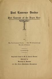 Tapa de Paul Laurence Dunbar