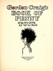 Tapa de Gordon Craig's book of penny toys