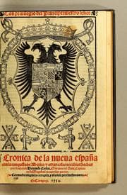Tapa de Cronica de la Nueua España