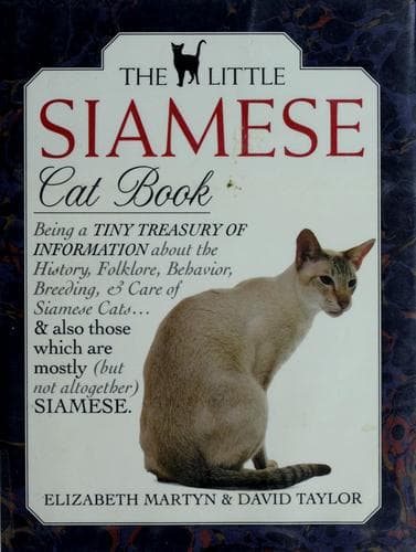 Tapa de The little Siamese cat book