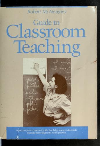 Tapa de Guide to classroom teaching