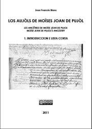 Tapa de Los aujòls de Moïses Joan de Pujòl. 1. Introduccion e lista corta