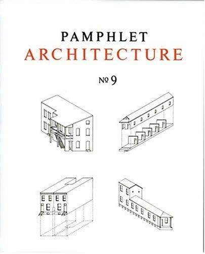 Tapa de Pamphlet Architecture 9