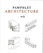 Tapa de Pamphlet Architecture 9