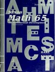 Tapa de Home study packet for Math 6/5