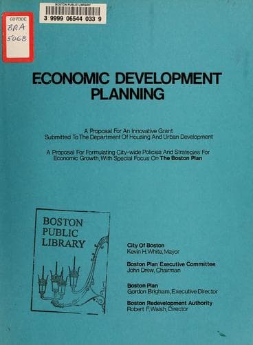 Tapa de Economic development planning