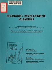 Tapa de Economic development planning