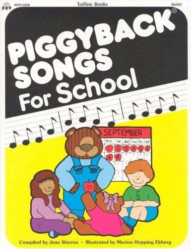 Tapa de Totline Piggyback Songs for School