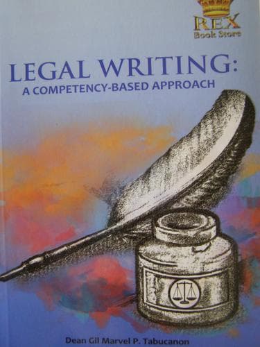 Tapa de Legal writing