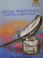 Tapa de Legal writing