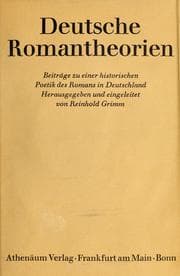 Tapa de Deutsche Romantheorien