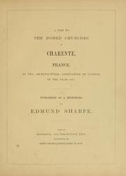Tapa de A visit to the domed churches of Charente, France, by the Architectural Association of London, in the year 1875