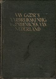 Tapa de Van Goor's Aardrijkskundig woordenboek van Nederland