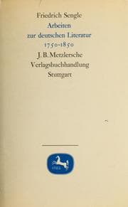 Tapa de Arbeiten zur deutschen Literatur 1750-1850