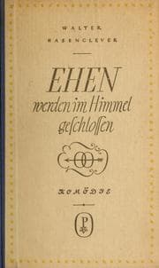 Tapa de Ehen werden im Himmel geschlossen
